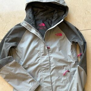The North face women’s waterproof jacket with hood